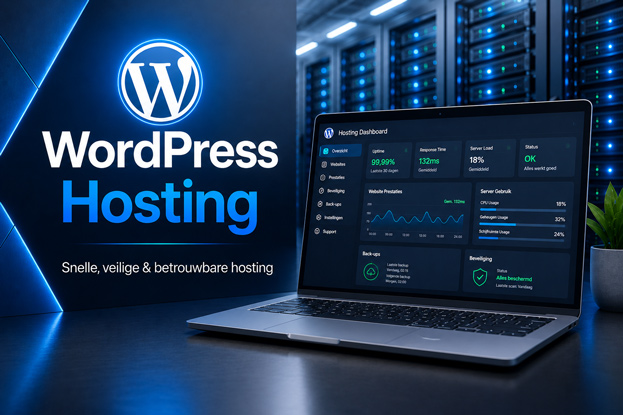 Professionele WordPress hosting met snelle, veilige en betrouwbare hostingomgeving.
